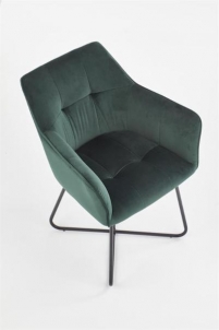Valgomojo kėdė K377 tamsiai žalia