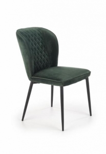 Valgomojo kėdė K-399 tamsiai zaļš Ēdamistabas krēsli