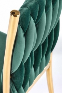 Valgomojo kėdė K436 tamsiai žalia