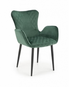 Valgomojo kėdė K427 tamsiai žalia 