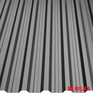 Trapezoidal profile steel roof Bilka Trapez T18 (stoginis / sieninis) 0,5 mm blizgus Profile V tin sheets