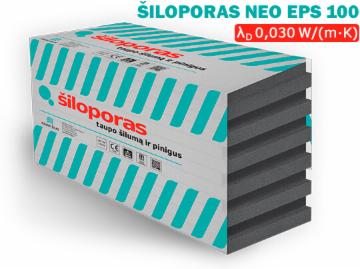 polistirols EPS100N NEOPORAS 1000x1000x100 (0,6m3/6m2) Putuplasts ESP 100