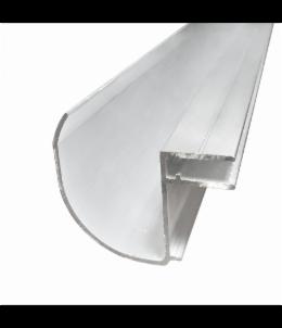 Latakas 6mm, aliuminis (2,1 m) Pvc and polycarbonate sheets