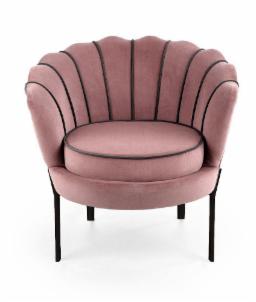 Fotelis Angelo rožinis Atzveltnes krēsli, pufi