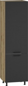 Pastatoma spintelė Vento DL-60/214 antracit Virtuvės spintelių kolekcija Vento