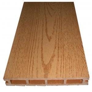 Terasinė grindų lenta (WPC kompozitas) Dark Teak 1 (ilgis 2.9 m) Terraced boards