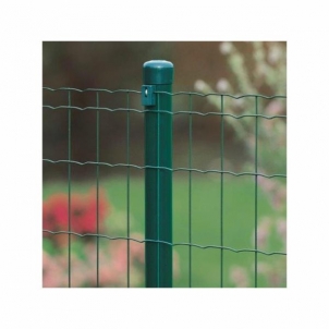 Stulpas apvalus tinklinei tvorai EURO FENCE 48x2500 žalias