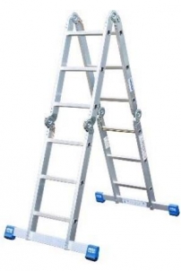 Multifunkcinės Alium. Kopėčios MultiMatic 4X3 pak. Darbinis aukštis 4.40 m Ladder