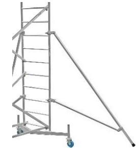 KRAUSE atramos pastoliams ClimTec Skirtos pastolių stabilizavimui Ladder