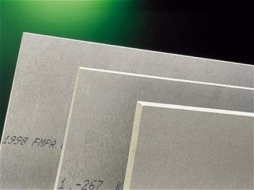 Cemento drožlių plokštė 1250x2600x10 mm (3,25 kv.m.) Cemento drožlių plokštės (CDP)