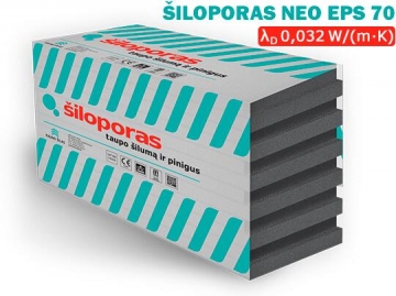 Expanded polystyrene EPS 70 N NEOPORAS (985x485x250) Half-interfitting edge (pak 0,238 kub m) Expanded polystyrene EPS 70(facade)