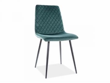 Valgomojo kėdė Irys Velvet žalia 