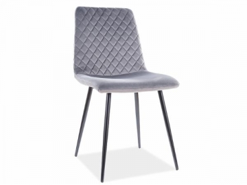 Dining chair Irys Velvet grey 
