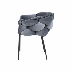 Dining chair Norte Velvet grey