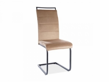 Valgomojo kėdė H-441 aksomas smėlio Valgomojo kėdės