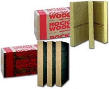 Stone wool insulation priešvėjinė Rockwool Panelrock F 100x600x1000 (pak.2,4m2 / 0,24m3) sandėlio likutis 6 pak Stone wool insulation in general builders