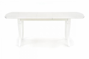 Valgomojo stalas FRYDERYK 160/240 izvelkamais baltas