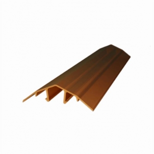 Polikarbonatinės plokštės profilis universalus Isik click PC-H 4-10 mm (2 m) bronzinis