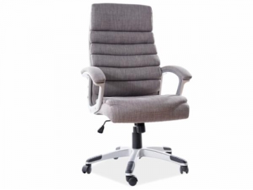 Biuro kėdė vadovui Q-087 audinys pilka Biuro kėdės