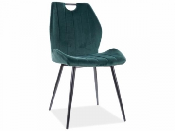 Dining chair Arco Velvet green Dining chairs
