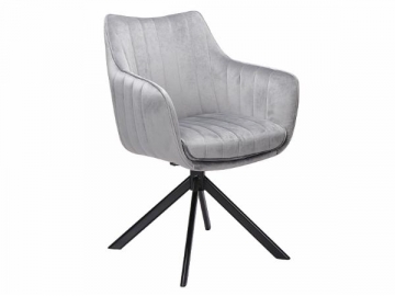 Valgomojo kėdė Azalia aksomas pilka 