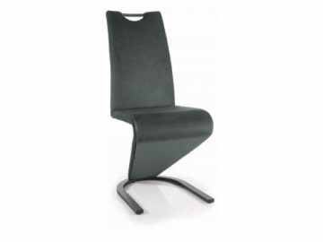 Valgomojo Kėdė H-090 velvetas žalia 