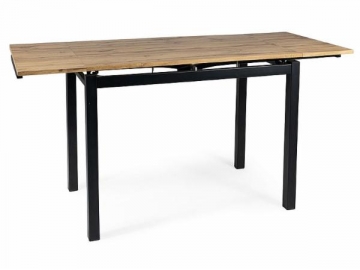 Valgomojo stalas GD-017 ąžuolas artisan / juoda 