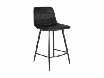 Bar chair Mila H-2 velvetas black 