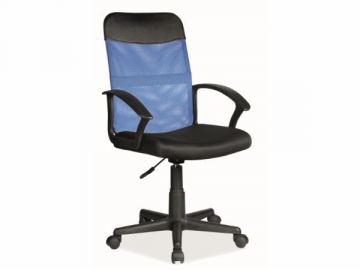 Biuro kėdė Q-702 žydra/juoda 