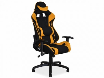 Biuro kėdė Viper juoda/geltona Biroja krēsli, datorkrēsli