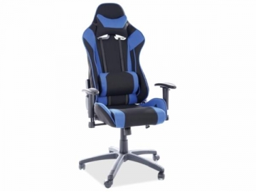 Biuro kėdė Viper juoda/mėlyna Biroja krēsli, datorkrēsli