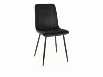 Valgomojo kėdė Alan aksomas juoda Valgomojo kėdės