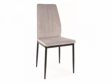 Dining chair Atom Velvet light grey 
