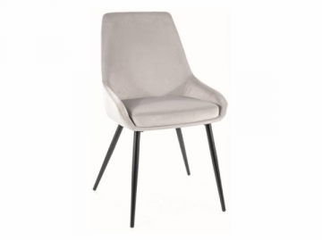 Dining chair Cobe Velvet light grey 