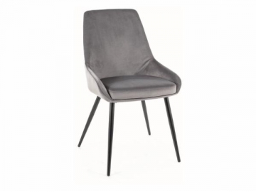 Dining chair Cobe Velvet grey Dining chairs
