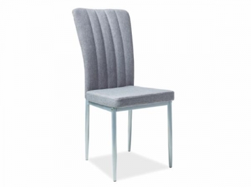 Valgomojo kėdė H-733 pilka / aliuminio Valgomojo kėdės