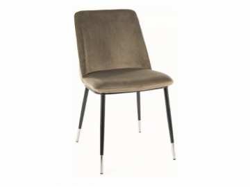 Dining chair Jill Velvet olive Dining chairs