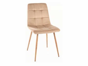 Valgomojo kėdė Mila D velvetas smėlio 