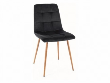 Chair Mila D Velvet black 