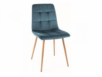 Chair Mila D Velvet turquoise 