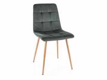 Valgomojo kėdė Mila D velvetas zaļš Ēdamistabas krēsli
