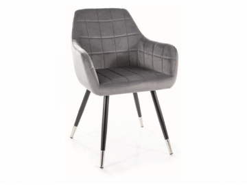 Dining chair Nuxe Velvet grey 