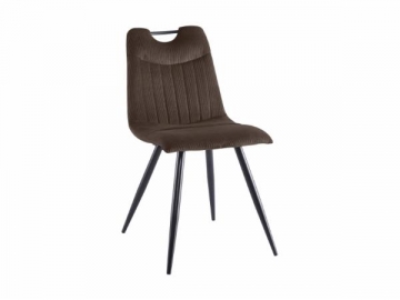 Dining chair Orfe Sztruks black Dining chairs