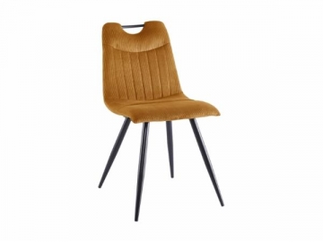 Chair Orfe Sztruks curry Dining chairs