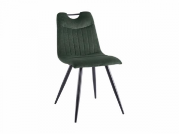 Dining chair Orfe Sztruks green Dining chairs