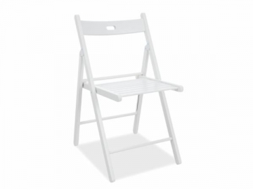 Valgomojo kėdė Smart II sulankstoma balta Valgomojo kėdės