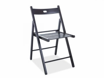 Valgomojo kėdė Smart II sulankstoma juoda Valgomojo kėdės