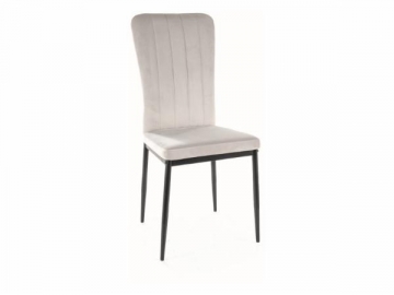 Dining chair Vigo Velvet light grey 