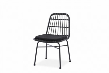 Lauko kėdė K-401 juoda Dārza krēsli