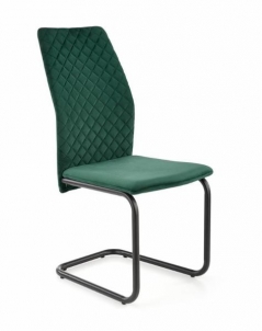 Valgomojo kėdė K-444 tamsiai zaļš Ēdamistabas krēsli